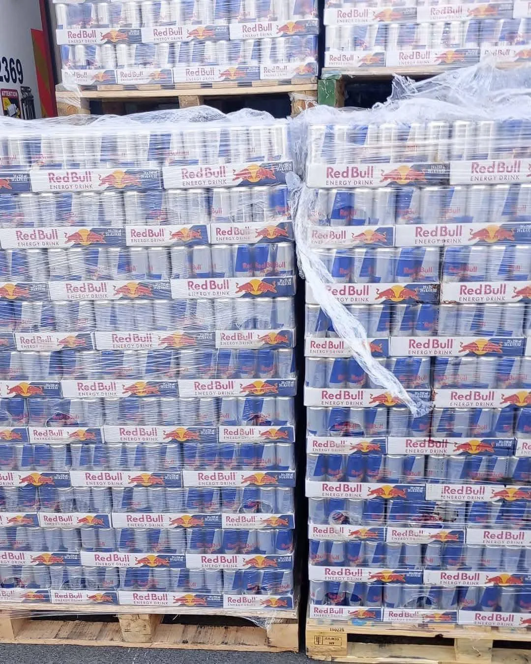 Red Bull Pallets for Sale